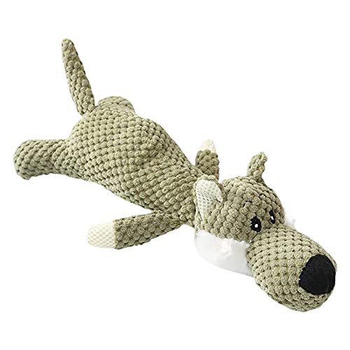 Virtcooy Hond Pluche Piepend Speelgoed,Hond Speelgoed Hond Kauwen Piepend Speelgoed Hond Pluche Speelgoed Hond Piepend Speelgoed Interactieve Hond Pluche Speelgoed Gevulde Dieren Speelgoed Kauwspeelgoed