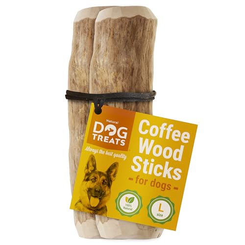 Natural Dog Treats Natuurlijke kauwbot gemaakt van koffiehout voor honden en puppy's Kauwhout voor honden Kauwstaaf kauwhout voor honden Kauwspeelgoed voor honden van koffiehout -