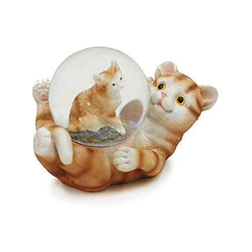 Euro Souvenirs Glitterbal kat sneeuwbol dieren sneeuwballen kittens katten