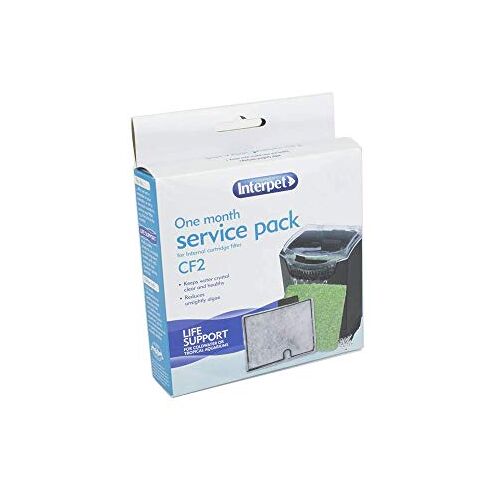 Interpet 1 maand servicepakket voor de  interne cartridge filter CF2 (1 x filtercartridge, 1 x Algaway Pad)