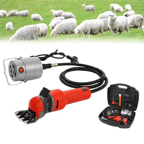 YXCMD 1000W elektrische schapenschaar, schapenschaarset, verzorgingsschaarmachines Clipper for vee, schapenschaarmachine Sheap Clipper, rood