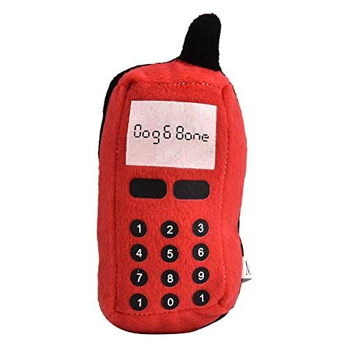 Atyhao Kauwspeelgoed voor honden, piepend hondenspeelgoed Piepend pluche mobiel speelgoed Pluche mobiel speelgoed Knuffeldier Puppy speelgoed Hond piepend speelgoed[rood]Piepend speelgoed