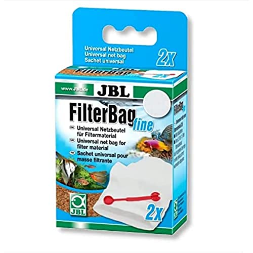 JBL FilterBag fine 6255100 Zak voor filtermateriaal voor aquaria, 2 zakjes