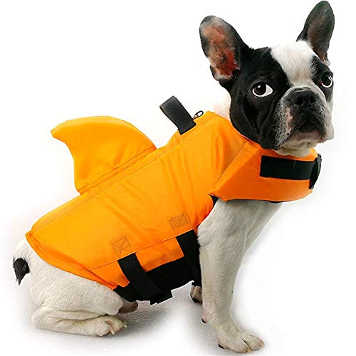 huihuijia Zwemvest Voor Honden Hond Reddingsvesten Hond Floatation Jas Huisdier Reddingsvesten Hond Jassen Voor Kleine Honden Waterdichte Hond Rain Jacket orange,X-Small