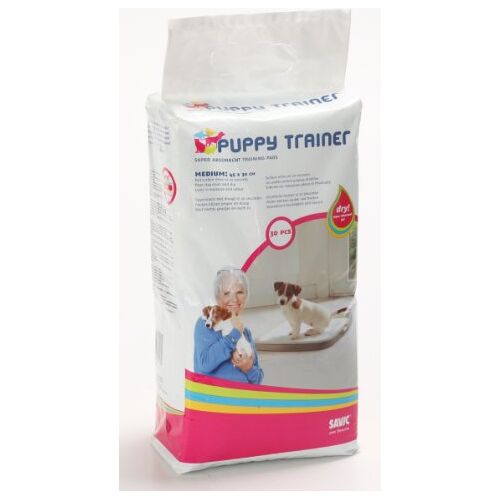 Savic Vervangende pads voor Puppy Trainer-hondentoilet, maat M, 45 x 30 cm, 30 stuks