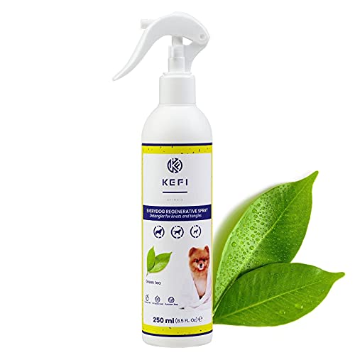 KEFI animals Everydog kamhulpspray voor honden, ontsmettingsmiddel met lanoline en glycerine, spuitfles met pomp, 250 ml