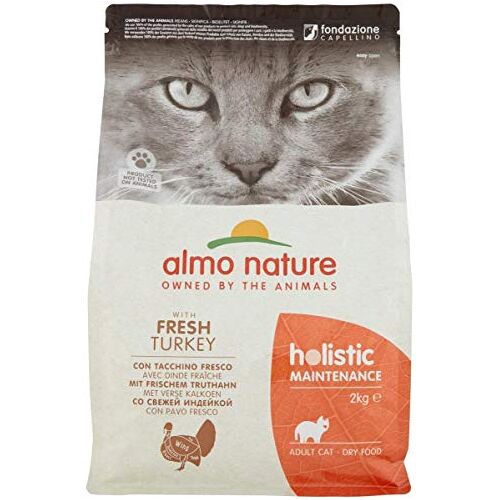 almo nature Holistic Maintenance Droogvoer voor katten met verse kalkoen, 2 kg