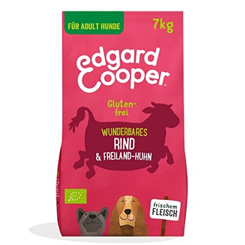 Edgard & Cooper Hondenvoer droog biologisch hondenvoer hond volwassenen volwassenen glutenvrij natuurlijk 7 kg rundvlees en kip biologisch met veel vers vlees, smakelijk en evenwichtig voedsel