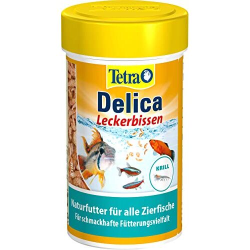 Tetra Delica Krill (natuurlijke voeding voor siervissen, bevat 100% gevriesdroogde krill), 100 ml blik