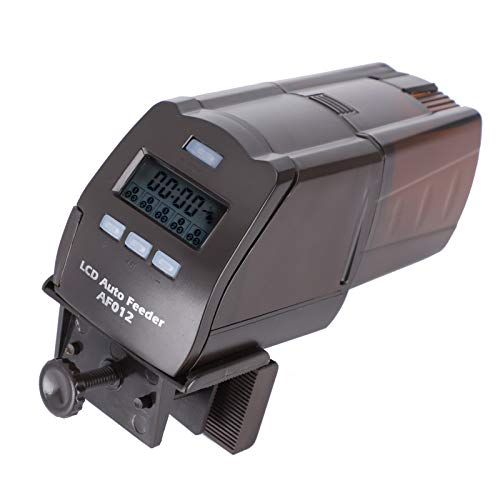 Hoseten Timer Visvoer Dispenser, Accessoires Visvoeder Aquarium Feeder Visvoermachine met Lcd-scherm voor Aquaria Aquarium voor Goudvissen