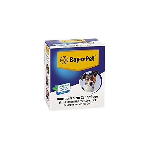 Bayer Elanco Duitsland Bay-O-Pet tandverzorgingskauwstrips SPEARMINT kleine hond, 1 x 140 g