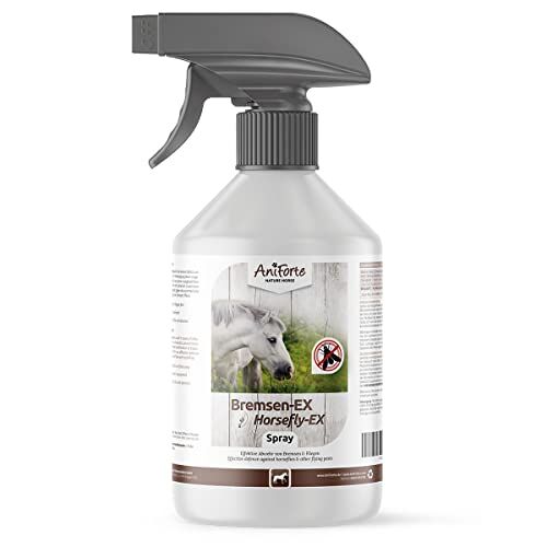 AniForte Rem- en vliegenspray, paard, 1 liter, rem-EX, onmiddellijke bescherming en werking tegen muggen, vliegen, parasieten, insectenspray en insectenbescherming, remspray, paardenaccessoires, paardenverzorging