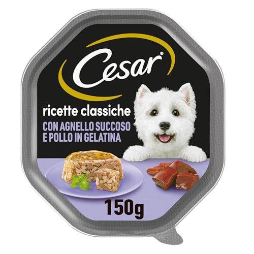 Cesar ® Klassieke recepten, klassieke recepten voor hondenvoer, paté met 150 g, 14 kommen