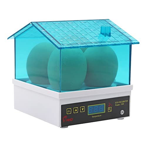 SOULONG Automatische incubator, intelligente eieren, incubator voor 4 eieren, broedkast voor kalkoenen, kippen, vogels en andere eieren