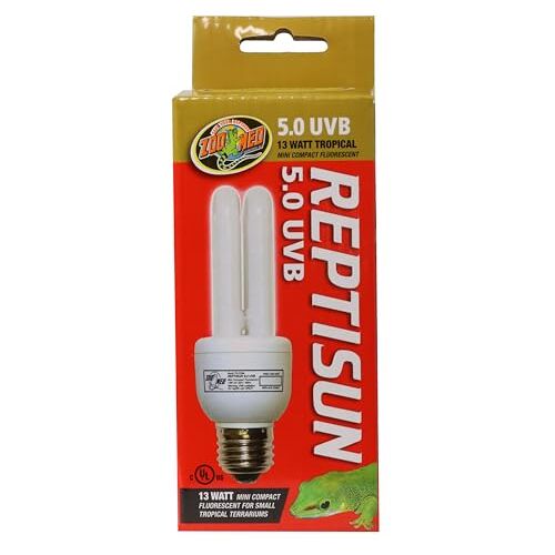 Zoo Med FS-C5ME Repti Sun, 5.0 Mini Compact UVB-lamp voor reptielen, 13 W