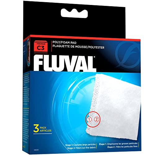 Fluval C3 schuimstof/polypatroon, verpakking van 3 stuks