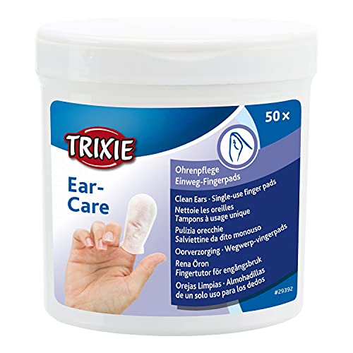 TRIXIE 29392 Ear Care oorverzorging, vingerkussentjes, 124 g