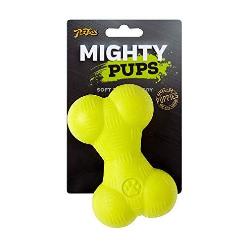 Pet Love Mighty Pups Foam Bone, Puppy Kinderziektes Toy Klein