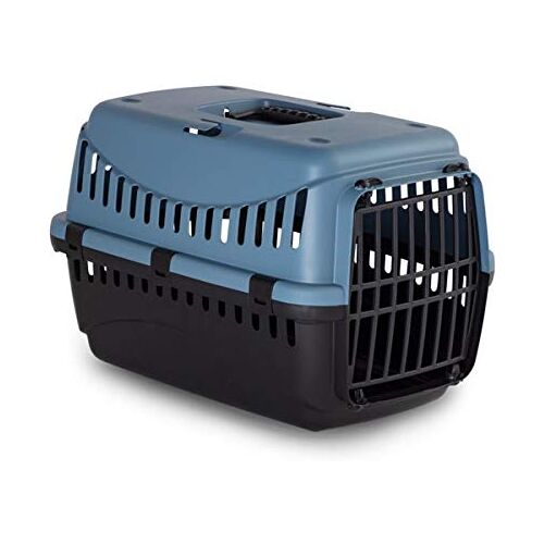 MP Bergamo Gipsy 50 Transporttas, reisaccessoires, transportbox voor hond en katten, deur van kunststof, voor honden en katten, 46 x 31 x 32 cm