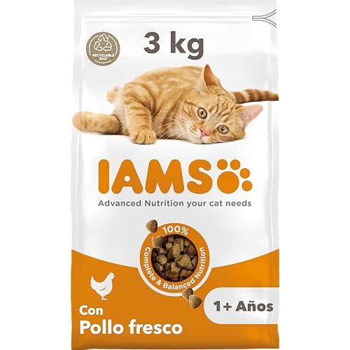 IAMS for Vitality Droogvoer voor katten van 1-6 jaar, 3 kg (1 stuk)