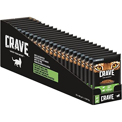 CRAVE Cat Pouch Paté Met Lam & Rundvlees 85G