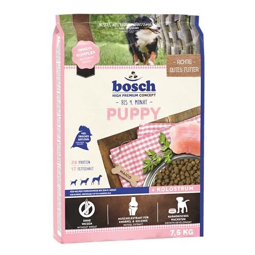 Bosch HPC Puppy   Droog hondenvoer voor puppy's tot 4 maanden   1 x 7,5 kg