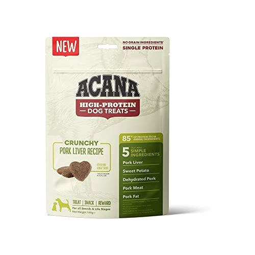 ACANA Canine rijk aan eiwitten, knapperige varkenslever, 100 g