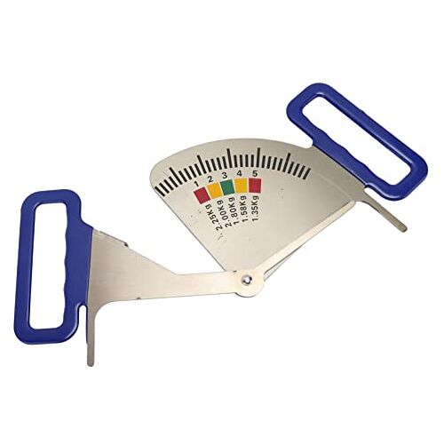 plplaaoo Sow Backfat Caliper, Pig Feeding Ruler, Sow Backfat Ruler, Sow Feeding Management Ruler, Stainless Steel Sow Feeding Management Body Condition Ruler Pig Farming Tool, Voor Pluimveebedrijven, Rugs