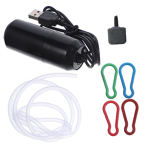 Housoutil 1 Set Usb Zuurstof Pomp Fontein Pompen Mini-luchtpomp Pomp Aquarium Kleine Luchtpomp Voor Aquarium Gas Pomp Luchtpomp Hydrocultuur Draagbare Luchtpomp Buikspieren Steen Draagbaar