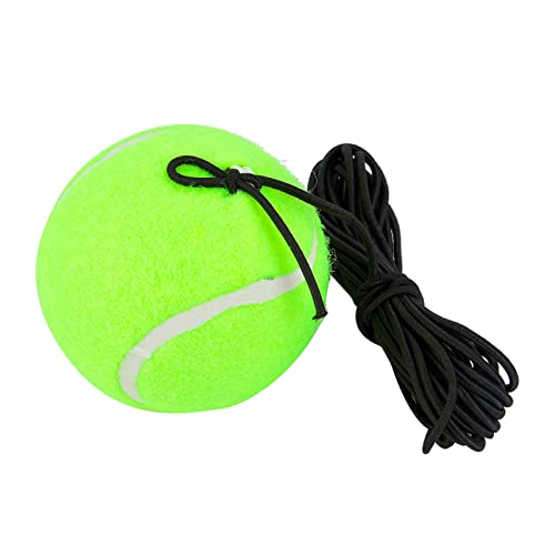 DOUQIFEI Tennisbal, Tennistrainingsbal Tennisbal Met Snaar Tennisbal Enkele Oefentrainer Tennisbal Tennis Beginners Trainingsbal Met 4M Elastisch Rubberen Snaar Voor Enkele Oefening