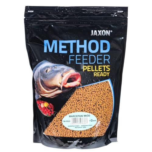 Jaxon Method Feeder pellets grondvoer visvoer, lokvoer, 500 g (marsepeinhoning/FM-PR25)