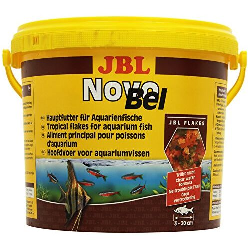 JBL NovoBel 30154 Complete voeding voor alle aquariumvissen, vlokken 5,5 l