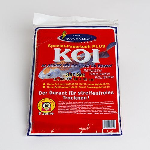 Aqua Clean Aquaclean Microvezeldoek Speciale vezeldoek Plus KOI 60 x 40 Set 3 stuks