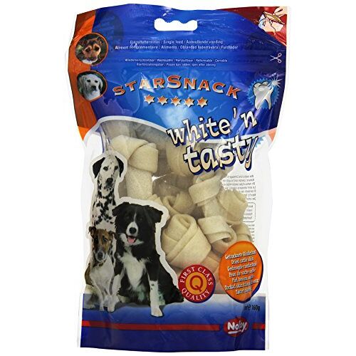 Nobby StarSnack White Focn Tasty koekjes voor honden, 160 g; 15 Stuk, ca. 6,5-7,5 cm