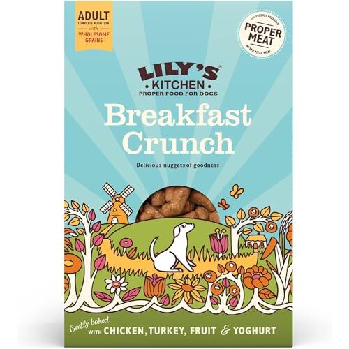 Lily's Kitchen 74819 Breakfast Crunch, volwaardig droogvoer voor honden, 800g, 1er-Pack