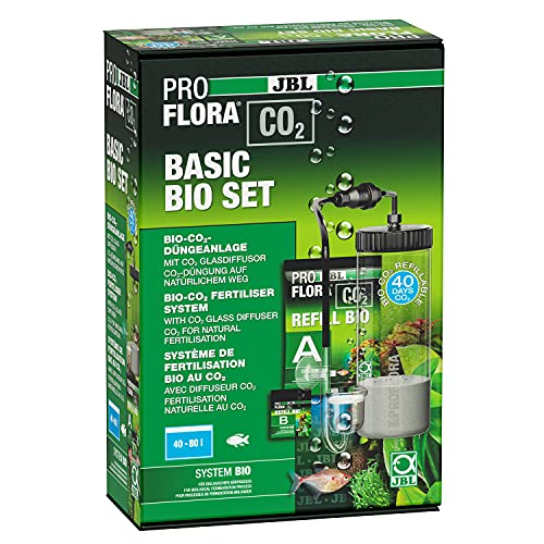 JBL PROFLORA CO2 BASIC BIO SET Bio-CO2 bemestingsinstallatie voor zoetwateraquaria van 40-80 l, met vele accessoires