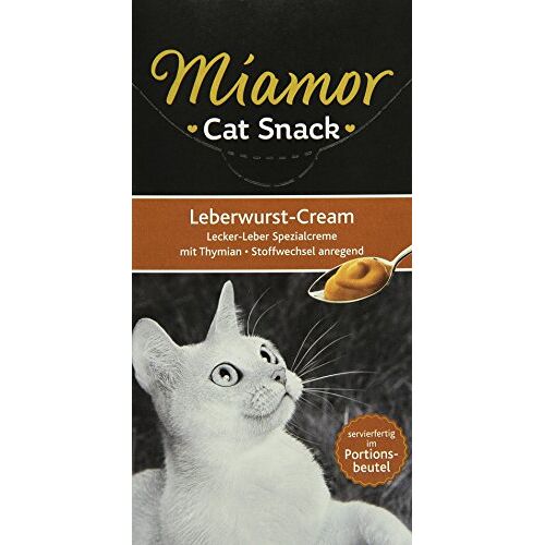 Miamor Cat Snack leverworst Cream 11x6x15g