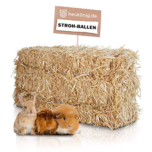 heukoenig.de Tarwe stro ballen ca. 12 kg uit de Rijnland in de beste kwaliteit van Heukönig