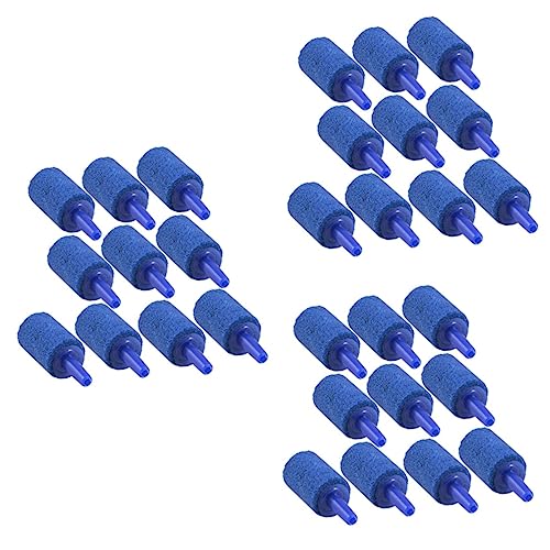 SUPVOX 30 Stuks Luchtsteen Aquarium Luchtpomp Lucht Stenen Aquarium Uitstromer Voor Aquarium Luchtpomp Aquarium Stenen Voor Aquaria Aquarium Bubbelt Lucht Aquarium Vijver Cilinder