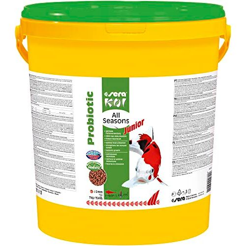 sera Koi Junior All Seasons Probiotic 21000 ml (7 kg) Met Bacillus subtilis voor gezonde, sterke jonge koi