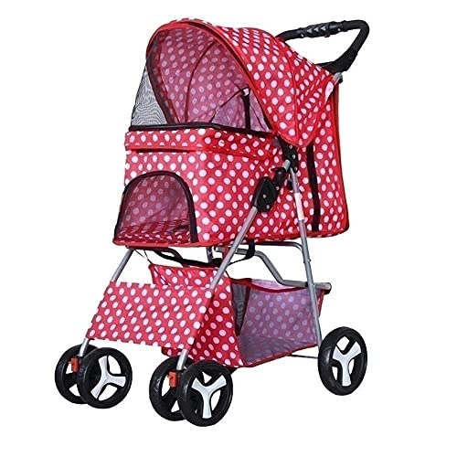 TOYOCC Huisdier Wandelwagen Hond Buggy Honden?? Wandelwagen Wandelwagen voor Honden Klassieke Huisdier Wandelwagen Model All Terrain Hond Wandelwagen Kat Buggy