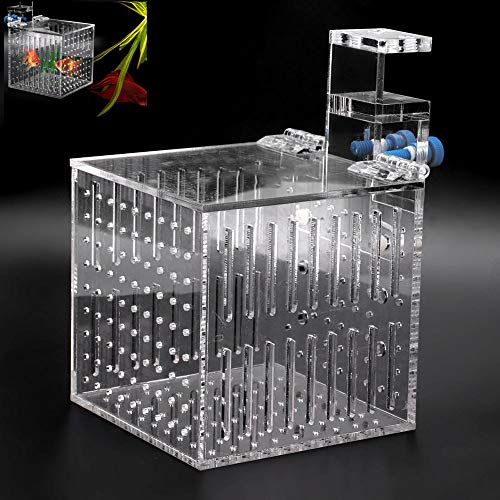 Pssopp Aquarium kweekbox aquarium isolatie incubator acryl vis isolatie box multifunctionele viskweek broerij