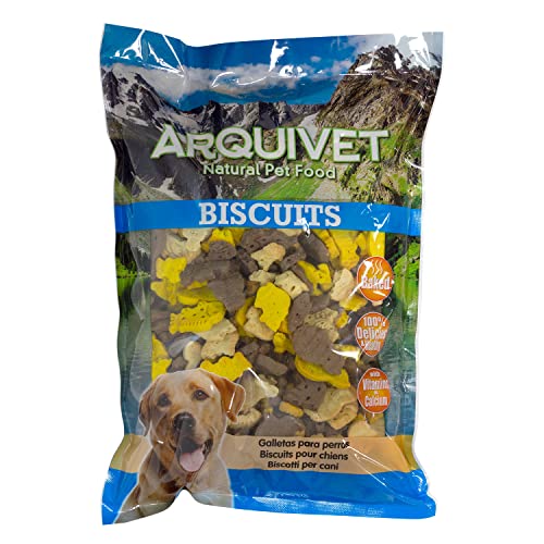 Arquivet Hondenkoekjes Animal Mix 1 kg Hondensnacks traktaties, traktaties, beloningen en lekkernijen voor honden Beste hondensnacks