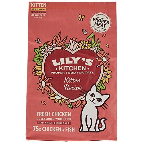 Lily's Kitchen cat kitten chicken/white fish kattenvoer 800 GR