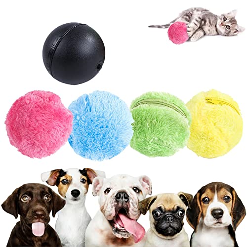 BaBound 2023 New Poofplay Ball Dog, Active Rolling Ball for Dogs, Active Rolling Ball, Auto Rolling Ball for Dog (1Set)