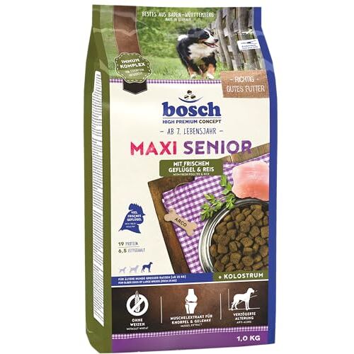 Bosch HPC Maxi Senior met Vers Gevogelte en Rijst Droog Hondenvoer 12.5 kg