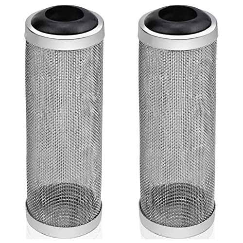 cutefly Widream Pack of 2 Filter Guard 16 mm, Aquarium Filter Fish Mesh Net, Aquarium Filter Guard Mesh Net, Aquarium Protective Cover for Aquariums, Tropical Fish Farms, Koi Ponds