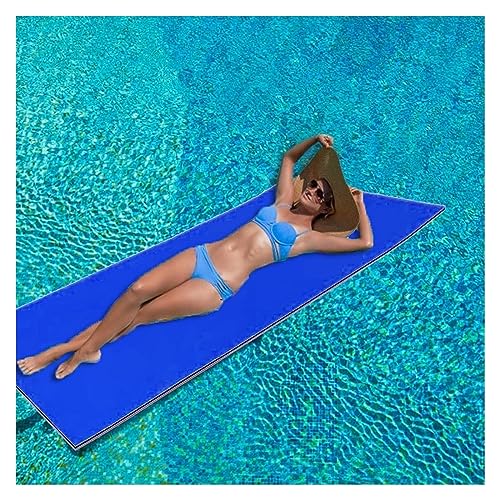 KEuLen Drijvende watermat drijvend waterkussen   18 x 6 voet drijft voor meer drijvend waterpad   drijvende matten voor het water   zwembad strand meer drijvende   scheurvast (maat : 270 x 90 cm)