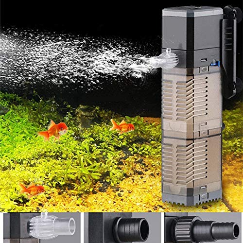 LONDAFISH Aquariumfilter, 3-in-1 aquarium, dompelpomp, waterpomp voor aquarium, 7 W, 8 W, 20 W, 25 W (CHJ-902/20W)