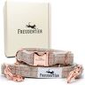 Freudentier ® Hondenhalsband + riem (2 m) in een set Inclusief Cadeaubox Elegant design en verstelbaar (41-63 cm)